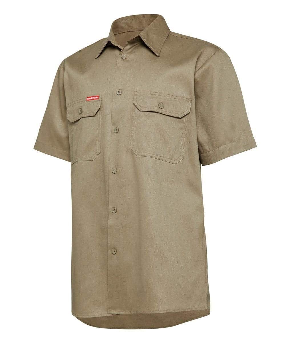 Hard Yakka Short Sleeve Vented Shirt Y04625 Work Wear Hard Yakka Khaki (KHA) S 